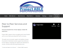 Tablet Screenshot of projectable.org